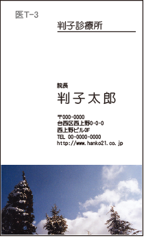 医療 タテ 名刺③