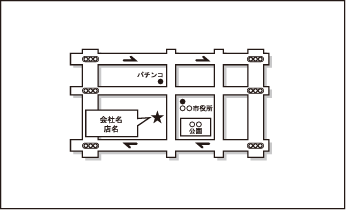 地図　名刺　⑤