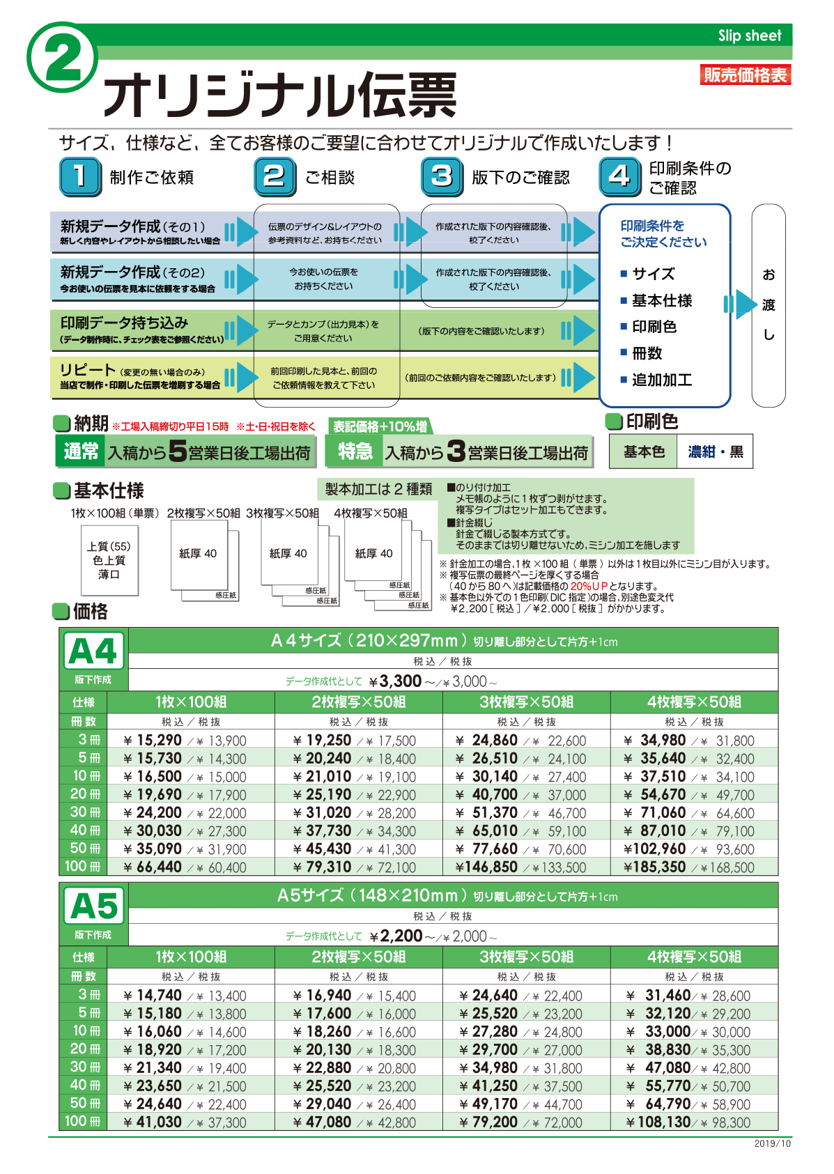 オリジナル伝票印刷価格 はんこ屋さん21 札幌 大谷地店 印鑑 名刺 ゴム印おまかせください